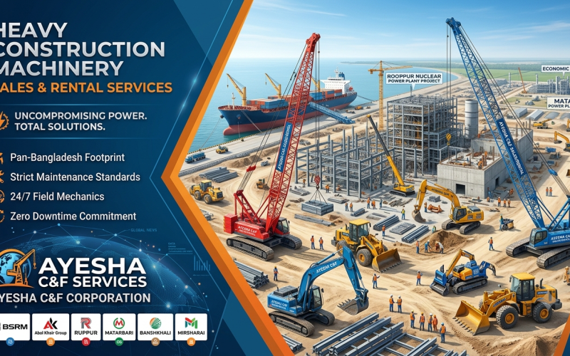 Construction Machinery & Heavy Equipment Rental